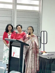 A Winter Wonderland ISCA and Ekta Ladies Celebrate First Christmas in July High Tea b