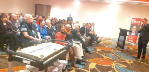 Local Legends Award given to Seva Dharma Mission by Honourable MP, Jim Charmers, Treasurer of Australia c