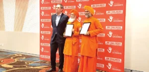 Local Legends Award given to Seva Dharma Mission by Honourable MP, Jim Charmers, Treasurer of Australia d