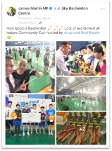 image009Community Rallies Behind Badminton and Table Tennis Investment in Stretton a