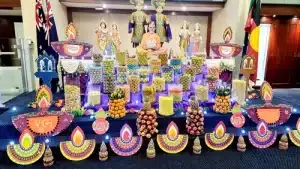 BAPS Diwali and Annakut celebrated in Queensland Parliament house d