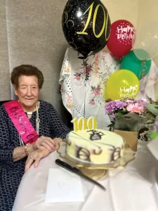 Joan Clark of Clontarf, Queensland celebrated her 100th birthday