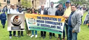 The Federation of Indian Communities of Queensland Makes History in ANZAC Day Parade and Commemoration