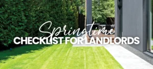 Springtime Checklist for landlord